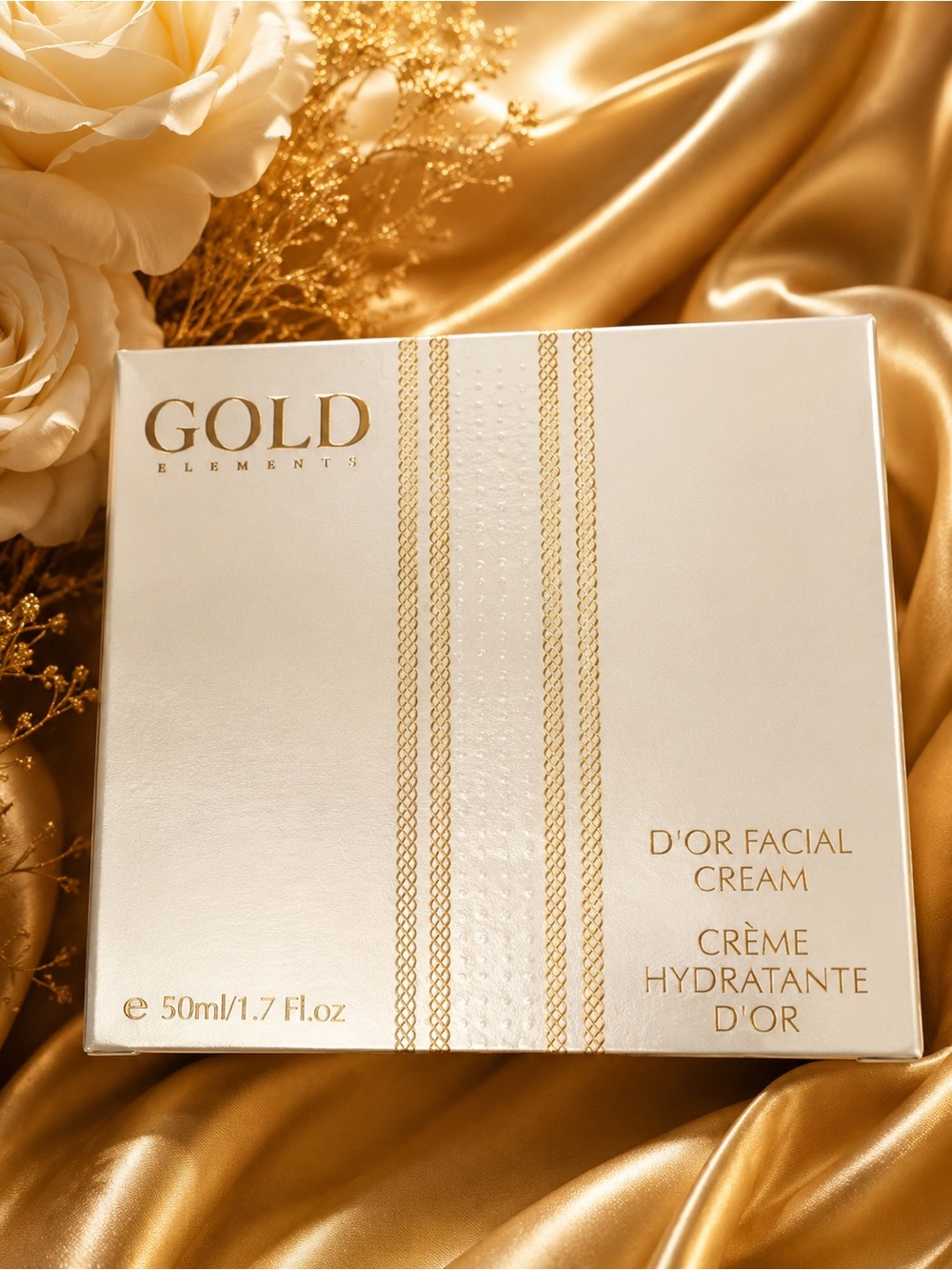 Bold elements D'Or Facial Cream – Hydrating Face Cream (Gold)